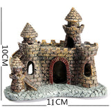 Artificial World of Tanks Stone-island Resin Castle Aquarium Landscape Ornament Aquarium Decorations For The Fish Tank Statue