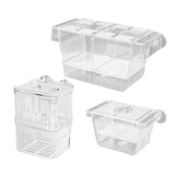 3 Types Acrylic Fish Breeding Isolation Box Betta Fish Aquarium Breeder Fish Tank Hatching Incubator Fish House Home Hatchery