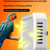 Bird Cage Heater Safe Constant Temperature Control Energy Saving Waterproof Dustproof Bite Resistant Adjustable Bracket for M1I5