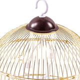 Birdcage with Food Bowl Hanging Indoor Accessories Stand Cage Hanging Cage for Parrot Small Birds Cockatiels Canary Cockatoos