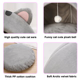 Cozy Cat Cave Bed – Enclosed Warm Tent with Cushion for Cats & Small Dogs