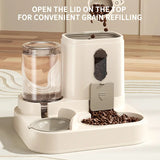 2in 1 Cat Food Dispenser Water and Food Integrated Fully Automatic Cat Food Feeding and Water Dispenser Cute Water Dispenser