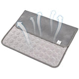 Cooling Pet Ice Mat – Summer Gel Pad for Cats & Small Dogs, Breathable & Portable Bed