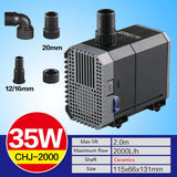 Ultra-Quiet  220V-240V 7-80W Aquarium Submersible Water Pump Fountain Filter Fish Water Pump Tank Fountain Side Suction Pump