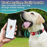 Dog Collar for Small to Large Dogs, Reflective Nylon No Pull Choke Collar with Locator Protective Cover, Metal D-Ring & No Buckl