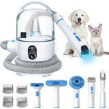 Pet Grooming Kit with 2L Vacuum Suction 99% Pet Hair, Professional Quiet Dog Grooming Vacuum Kit with 5 Grooming Tools For Pets