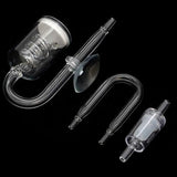 Glass/Acrylic Co2 Diffuser Aquarium Spiral Carbon Dioxide Atomizer Diffuser with Suction Cup for Aquarium Fish Tank Accessories