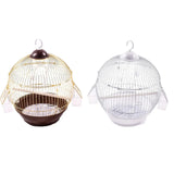 Birdcage with Food Bowl Hanging Indoor Accessories Stand Cage Hanging Cage for Parrot Small Birds Cockatiels Canary Cockatoos