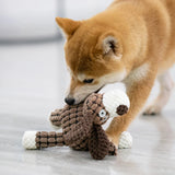 Donkey Dog Toys for Large Dogs Plush Stuffed Dog Toys for Aggressive Chewers Stuffed Dog Toys Durable Squeaky Puppy Chew Toys