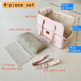 Portable Pet Carrier Shoulder Bag – Soft Handbag for Cats & Small Dogs | Travel Tote for Safe Car Rides