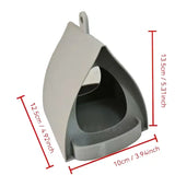 Hanging Bird Feeder with Roof Large Capacity Outdoor Bird Feeders Birdhouse for Sparrow Finch Balcony Garden Yard Porch Birding