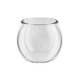 Ultra Clear Round Fish Bowl Plastic Goldfish Bowl Desktop Fish Tank Decorative 360-Degree View Desktop Small Aquarium