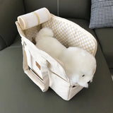 Portable Pet Carrier Shoulder Bag – Soft Handbag for Cats & Small Dogs | Travel Tote for Safe Car Rides
