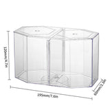 Acrylic Two Splits Guppy Fish Tank Aquarium Betta Fish Bowl Transparent Aquarium Hatchery Breeding Isolation Box