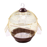 Birdcage with Food Bowl Hanging Indoor Accessories Stand Cage Hanging Cage for Parrot Small Birds Cockatiels Canary Cockatoos