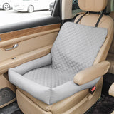 Waterproof Dog Car Seat Bed – Travel Nest for Small Pets with Safety Strap & Anti-Dirty Cover