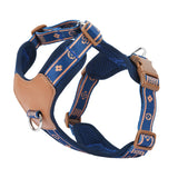 OODUDUOO Dog Harness Adjustable Pet Harness Vest For Small Medium Dogs Pet Chest Strap French Bulldog Puppy Chihuahua Leash Set
