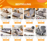 Waterproof Dog Car Seat Bed – Travel Nest for Small Pets with Safety Strap & Anti-Dirty Cover