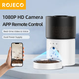 3L Automatic Cat Feeder with Slow Feed – 5G WiFi Smart Dog Feeder with Large Food Storage, Alexa Control, Easy to Clean – 29 Cup Capacity + FREE Water Fountain Gift