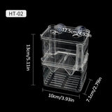 3 Types Acrylic Fish Breeding Isolation Box Betta Fish Aquarium Breeder Fish Tank Hatching Incubator Fish House Home Hatchery