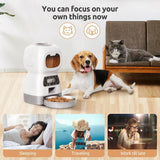 3.5L Smart Automatic Pet Feeder with WiFi & Voice Recorder – Large Capacity Food Dispenser for Cats & Dogs