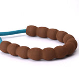 LL039--pet dog leash, 1.5-meter high density rope, soft handle, alloy buckle.