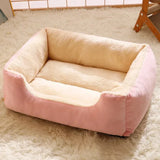 Elegant Plush Pet Sofa Bed – Washable Soft Nest for Cats & Small Dogs