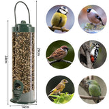 Wild Bird Feeders Metal Suet Ball Bird Feeder Set with Hanging Chain Squirrel Proof for Outdoor Garden Hummingbird Feeders