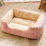 Elegant Plush Pet Sofa Bed – Washable Soft Nest for Cats & Small Dogs