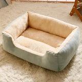 Elegant Plush Pet Sofa Bed – Washable Soft Nest for Cats & Small Dogs