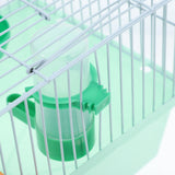 Portable Bird Cage Spacious Pet Habitat Waterer Food Box Travel Carrier Parrot Lovebird Finch Canary bird travel cage