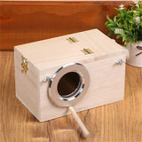 Wooden Bird Cage Nesting Box Breeding Hatching Nest for Parakeet Budgies Cocktail Finch Lovebird Parrot Birdhouse