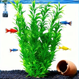 40cm Green Artificial Aquarium Plant  Fish Tank Decoration Realistic Handmade Aquatic Plant Landscape For Home Fish Tank Decor