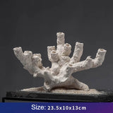 Fish Tank Landscape Materials Aquarium Landscaping Ornaments Character Modeling Stone Carving Decoration Poseidon Sea God Statue