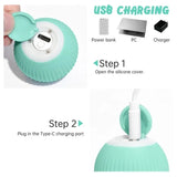 2023 NEW Electric Dog Toys Smart Puppy Ball Toys For Cat Small Dogs Funny Auto Rolling Ball Self-moving Puppy Games Toys Pe