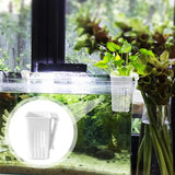 Aquarium Plant Holder Aquatic Plant Cup Top Hangable Fish Tank Plant Pot Aquarium Decorations Planter Cups for Water Feature