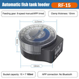2025 HUA HUA Automatic Fish Tank Feeder Remote Control Timed Quantified Large Capacity Food Dispenser For Aquarium Pet Fish