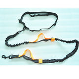 Double elastic reflective running leash portable retractable dog leash dog chain leash pet supplies wholesale