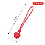 Dog Ball Toys Bouncy Rubber Ball Chew Toys Pet Dog Toy Ball with String Interactive Toys for Big Dog Puppy Games Toys