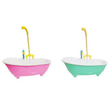 Parrot Automatic IntelligentBath Bird Shower Bathtub Supplies Blue Cute Plastic Cage AccessoriesHousehold Accessory Bird Bath