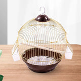 Birdcage with Food Bowl Hanging Indoor Accessories Stand Cage Hanging Cage for Parrot Small Birds Cockatiels Canary Cockatoos