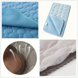 Cooling Pet Ice Mat – Summer Gel Pad for Cats & Small Dogs, Breathable & Portable Bed