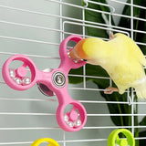 Chewing Bird Toys, Parrot Toys, Funny Spinner Windmill Bird Toys, Parrot Interactive Toys For Relaxation, Birdcage Accessories
