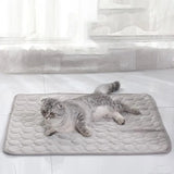Cooling Pet Ice Mat – Summer Gel Pad for Cats & Small Dogs, Breathable & Portable Bed