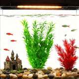 40cm Green Artificial Aquarium Plant  Fish Tank Decoration Realistic Handmade Aquatic Plant Landscape For Home Fish Tank Decor