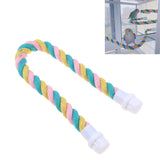 Parrots Toys Bird Swing Exercise Climbing Playstand Hanging Ladder Bridge Wooden Pet Parrot Macaw Hammock Bird Toy With Bells