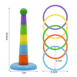 Bird Supplies Bird Puzzle Training Toy Set Parrot Intelligence Exercise Colorful Plastic Hoop Household Bird Training Toys