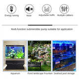 Ultra-Quiet  220V-240V 7-80W Aquarium Submersible Water Pump Fountain Filter Fish Water Pump Tank Fountain Side Suction Pump