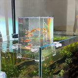 Negative Pressure Fish Tank Suspended Transparent Fish Tank Desktop Fighting Fish Tank Ecological Tank Landscaping Decoration