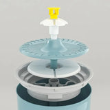 2.4L Automatic Pet Water Fountain with LED Light – USB Quiet Filtered Water Dispenser for Cats & Dogs